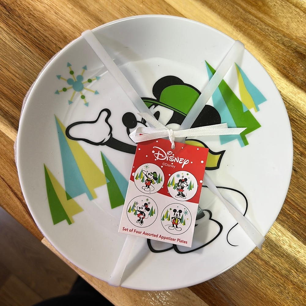 New with tags! Set of four appetizer plates